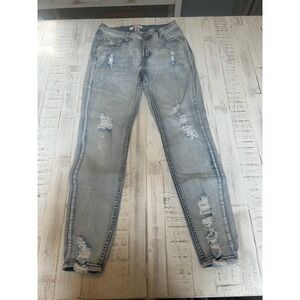 Refuge distressed cropped jeans Sz‎ 4.